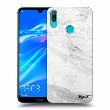 Θήκη για Huawei Y7 2019 - White marble