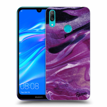 Θήκη για Huawei Y7 2019 - Purple glitter