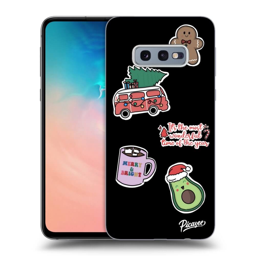 Picasee ULTIMATE CASE για Samsung Galaxy S10e G970 - Christmas Stickers