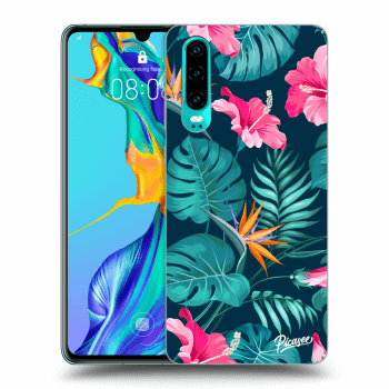 Θήκη για Huawei P30 - Pink Monstera