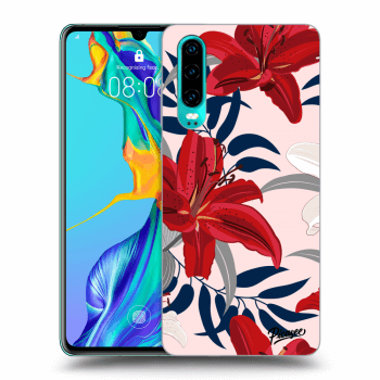 Θήκη για Huawei P30 - Red Lily