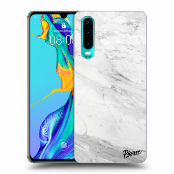 Θήκη για Huawei P30 - White marble