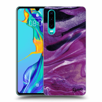 Θήκη για Huawei P30 - Purple glitter