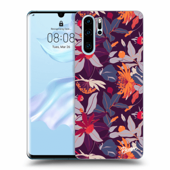 Θήκη για Huawei P30 Pro - Purple Leaf