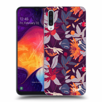 Θήκη για Samsung Galaxy A50 A505F - Purple Leaf