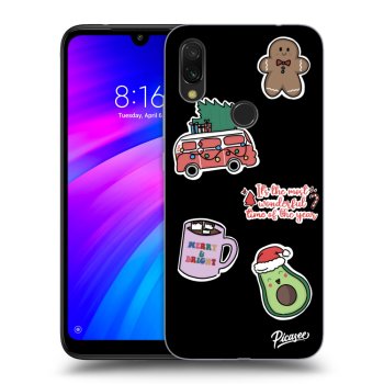 Θήκη για Xiaomi Redmi 7 - Christmas Stickers