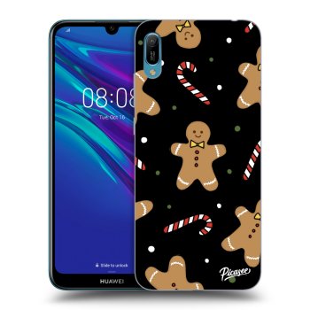 Picasee Μαύρη θήκη σιλικόνης για Huawei Y6 2019 - Gingerbread
