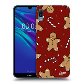 Picasee Μαύρη θήκη σιλικόνης για Huawei Y6 2019 - Gingerbread 2