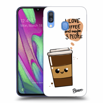 Θήκη για Samsung Galaxy A40 A405F - Cute coffee