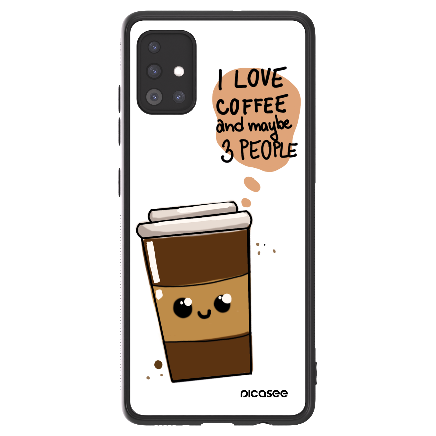 Picasee ULTIMATE CASE για Samsung Galaxy A51 A515F - Cute coffee