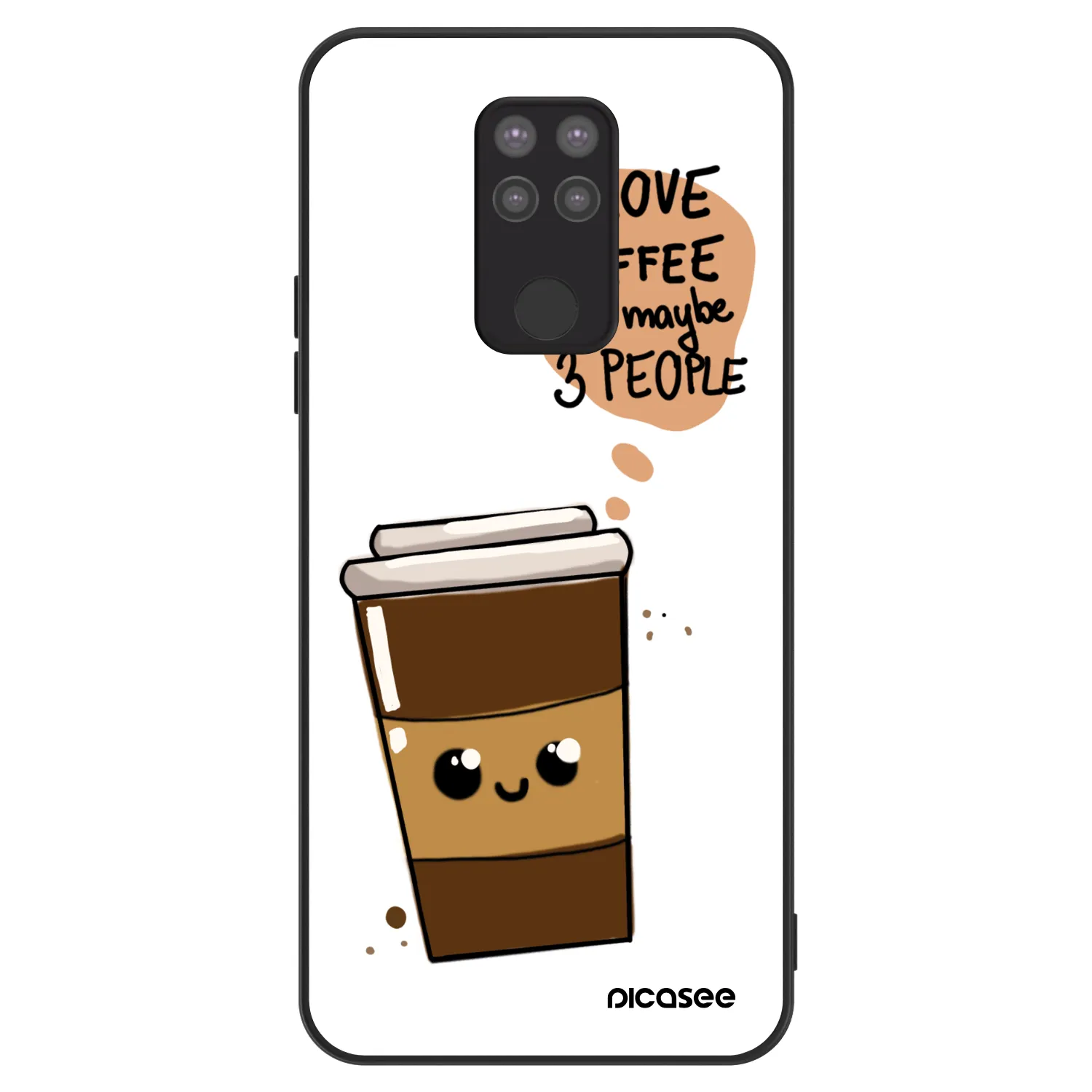 Picasee ULTIMATE CASE για Xiaomi Redmi Note 9 - Cute coffee
