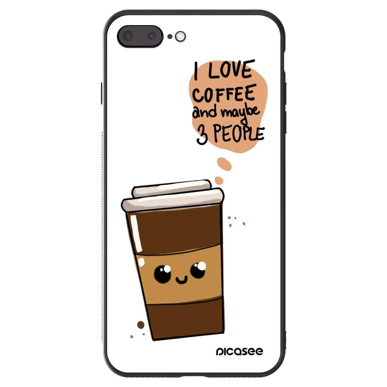 Picasee ULTIMATE CASE για Apple iPhone 7 Plus - Cute coffee
