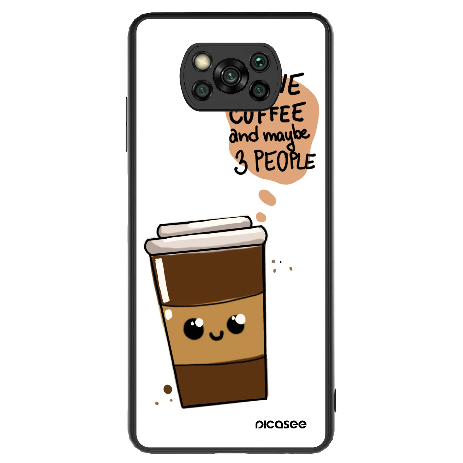 Picasee ULTIMATE CASE για Xiaomi Poco X3 - Cute coffee