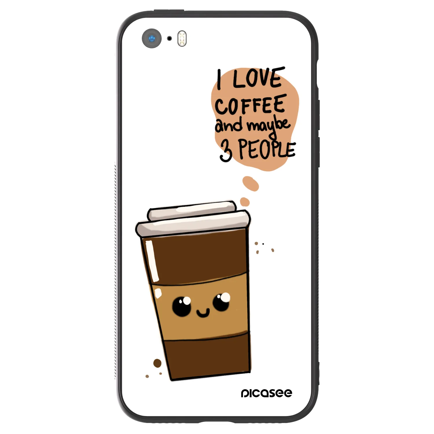 Picasee ULTIMATE CASE για Apple iPhone 5/5S/SE - Cute coffee