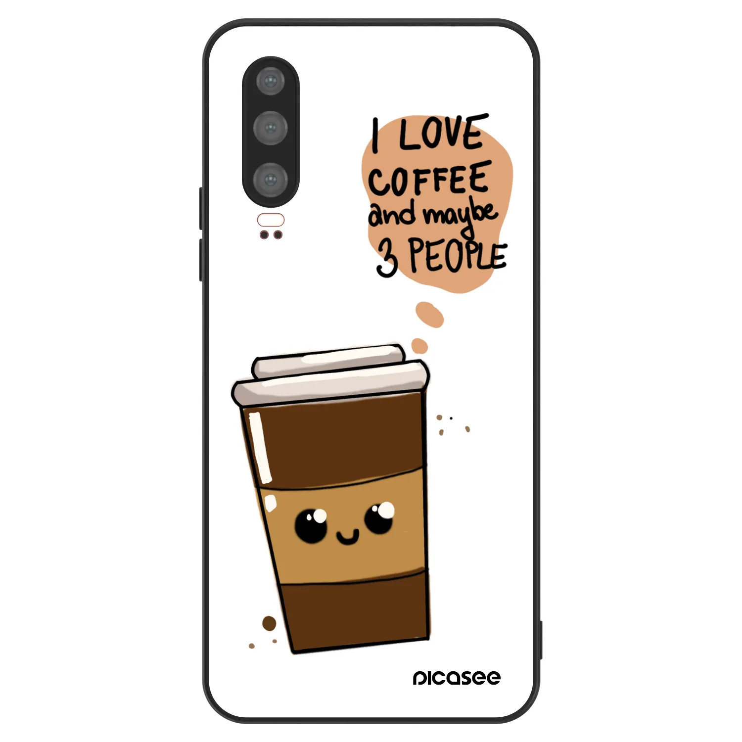 Picasee ULTIMATE CASE για Huawei P30 - Cute coffee