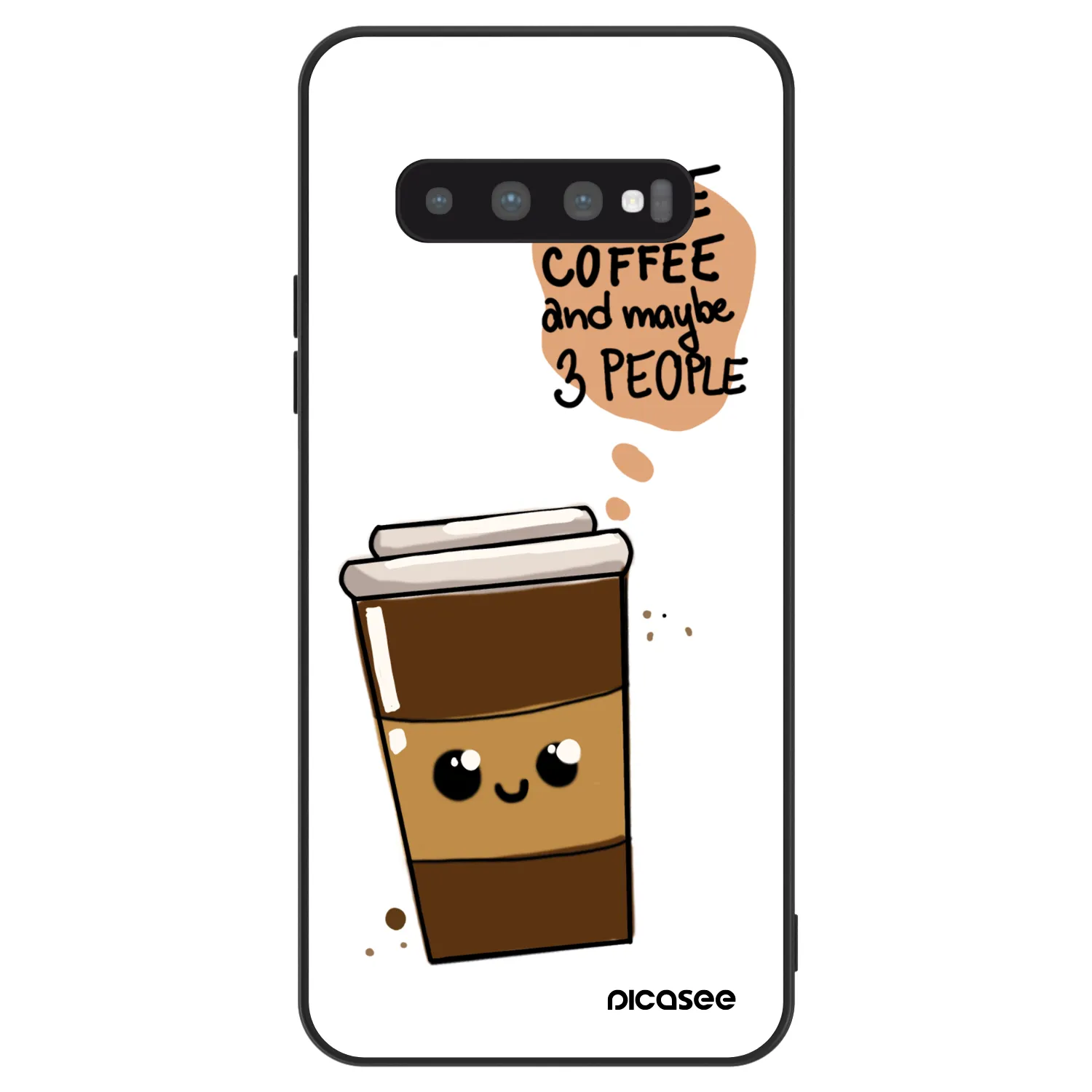 Picasee ULTIMATE CASE για Samsung Galaxy S10 G973 - Cute coffee
