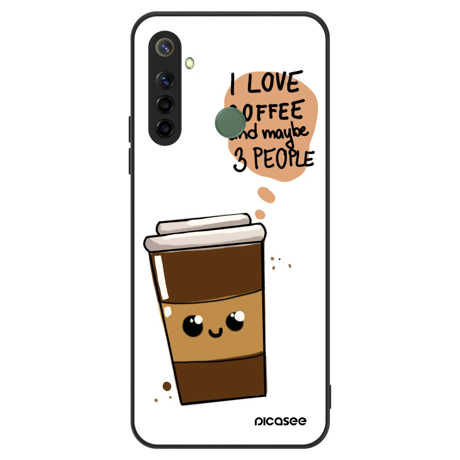 Picasee ULTIMATE CASE για Realme 6i - Cute coffee