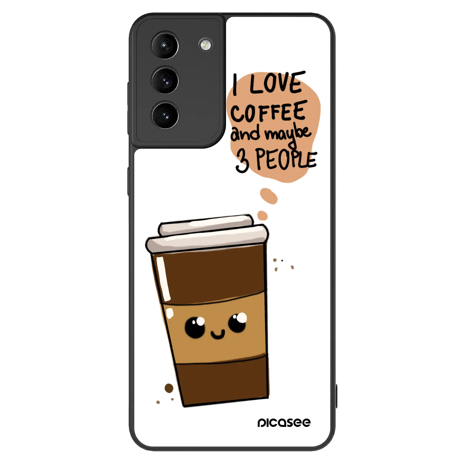 Picasee ULTIMATE CASE για Samsung Galaxy S21+ 5G G996F - Cute coffee