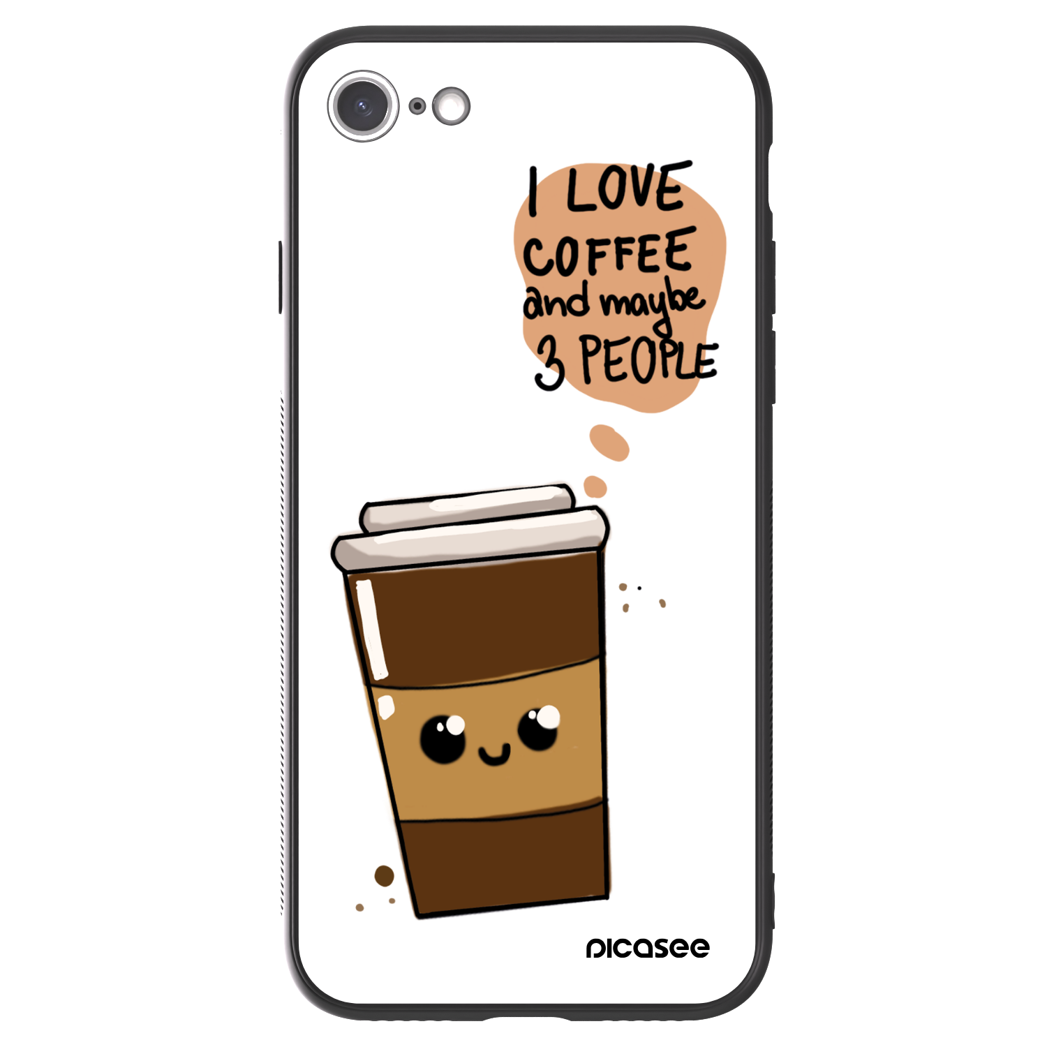 Picasee ULTIMATE CASE για Apple iPhone SE 2020 - Cute coffee