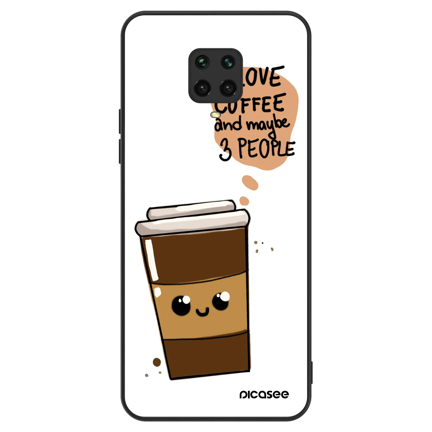 Picasee ULTIMATE CASE για Xiaomi Redmi Note 9S - Cute coffee