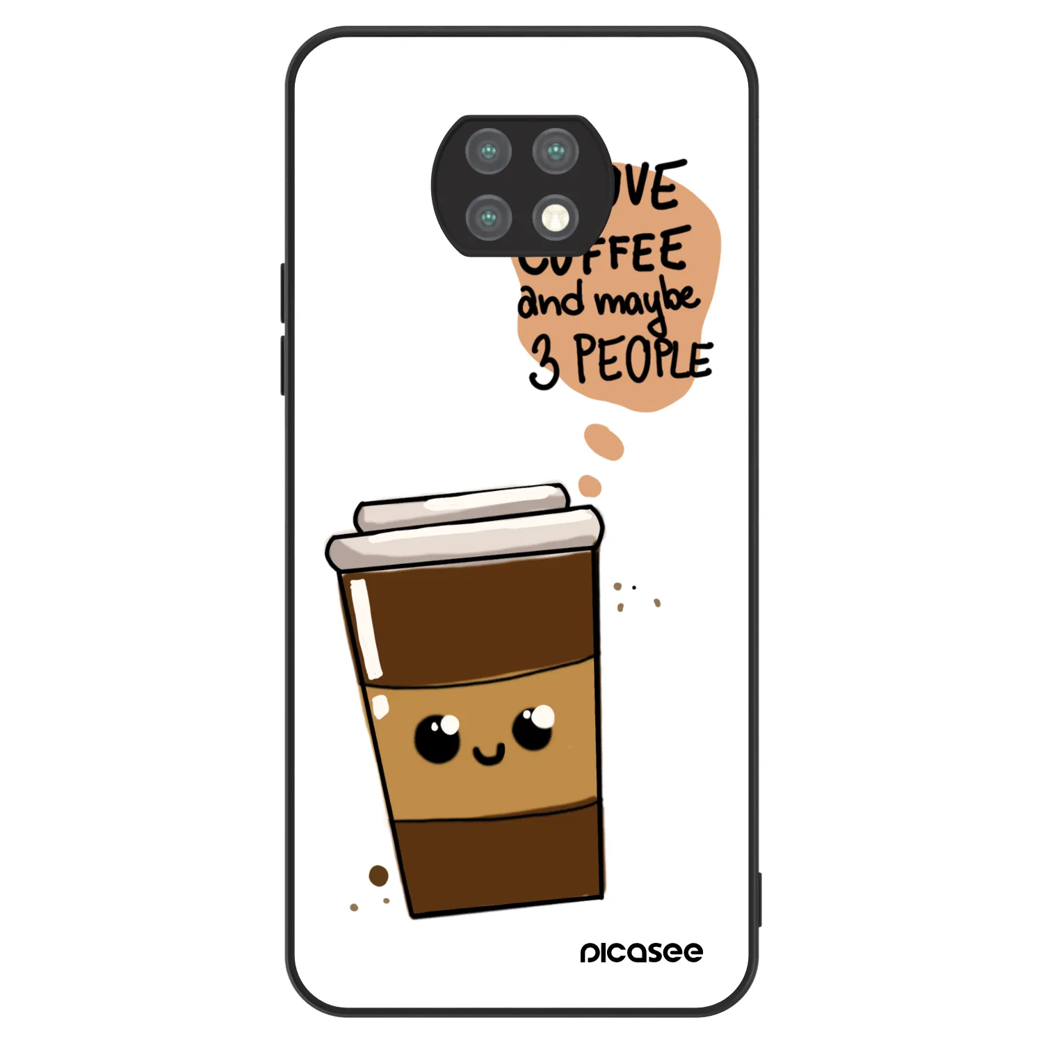 Picasee ULTIMATE CASE για Xiaomi Redmi Note 9T - Cute coffee