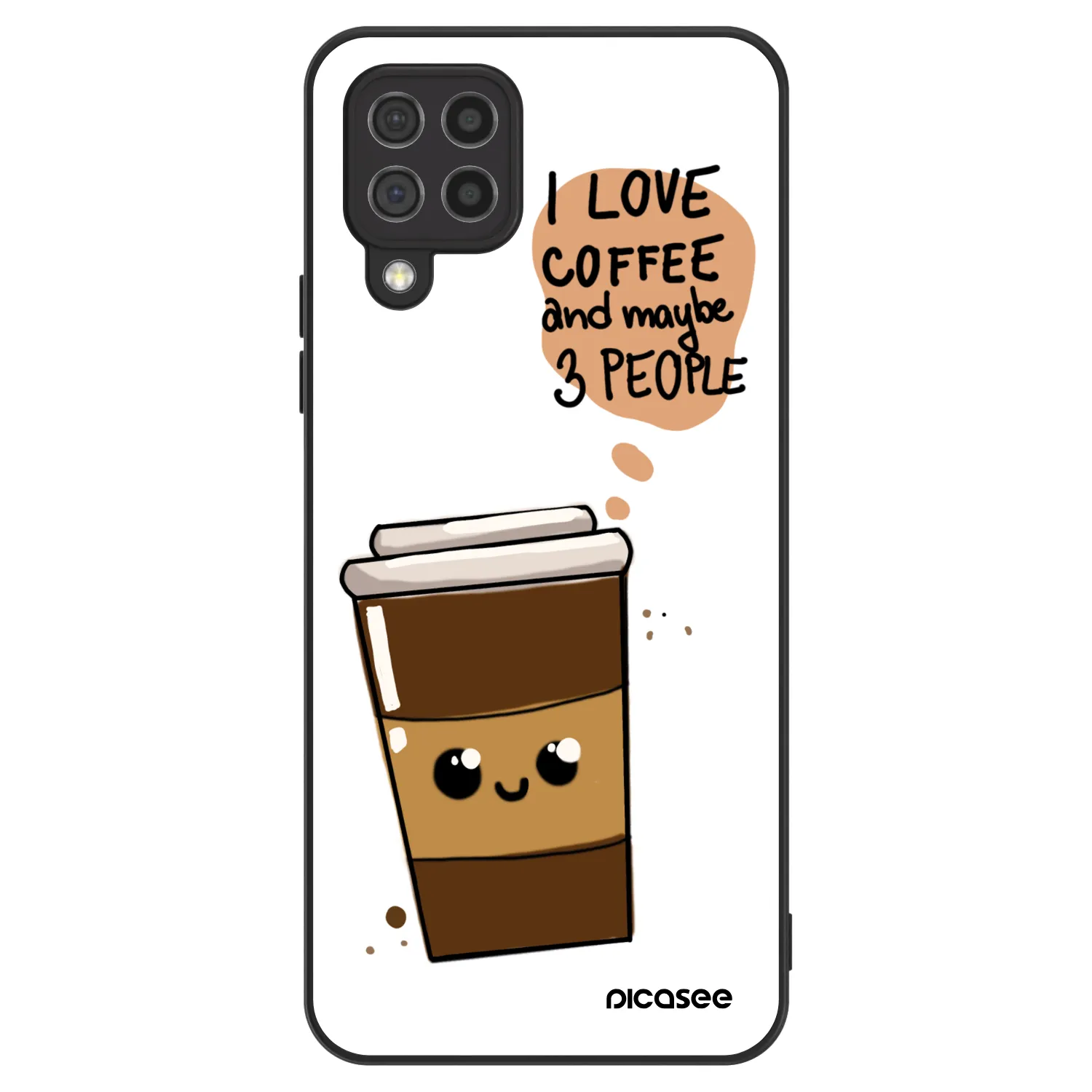 Picasee ULTIMATE CASE για Samsung Galaxy A22 A225F 4G - Cute coffee