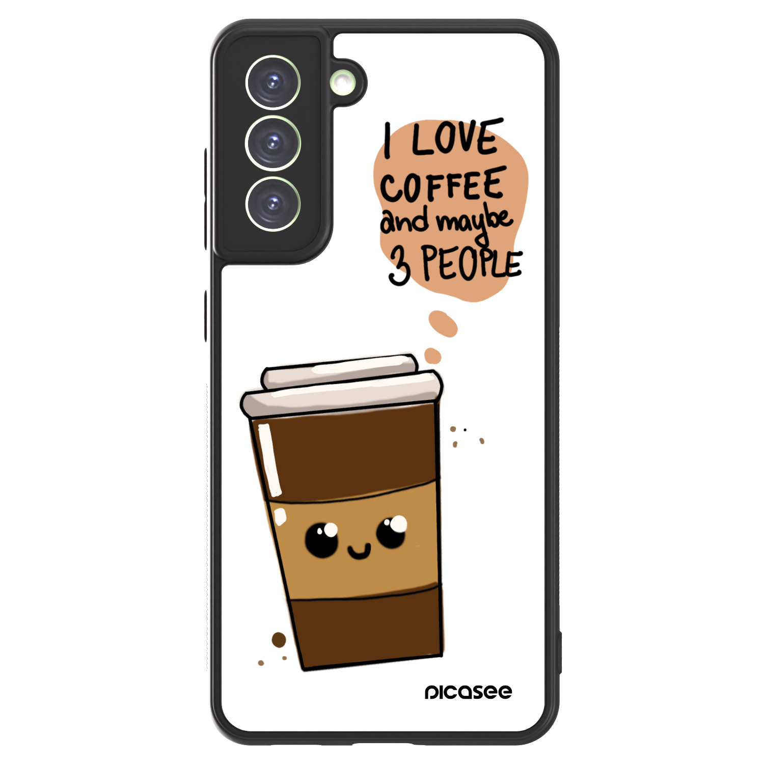 Picasee ULTIMATE CASE για Samsung Galaxy S21 FE 5G - Cute coffee