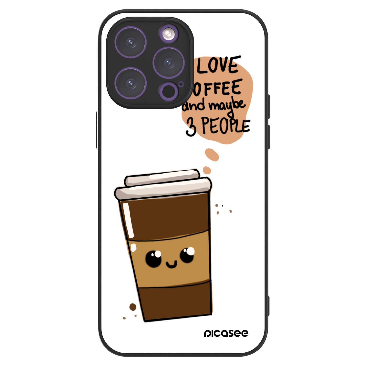 Picasee ULTIMATE CASE για Apple iPhone 14 Pro Max - Cute coffee