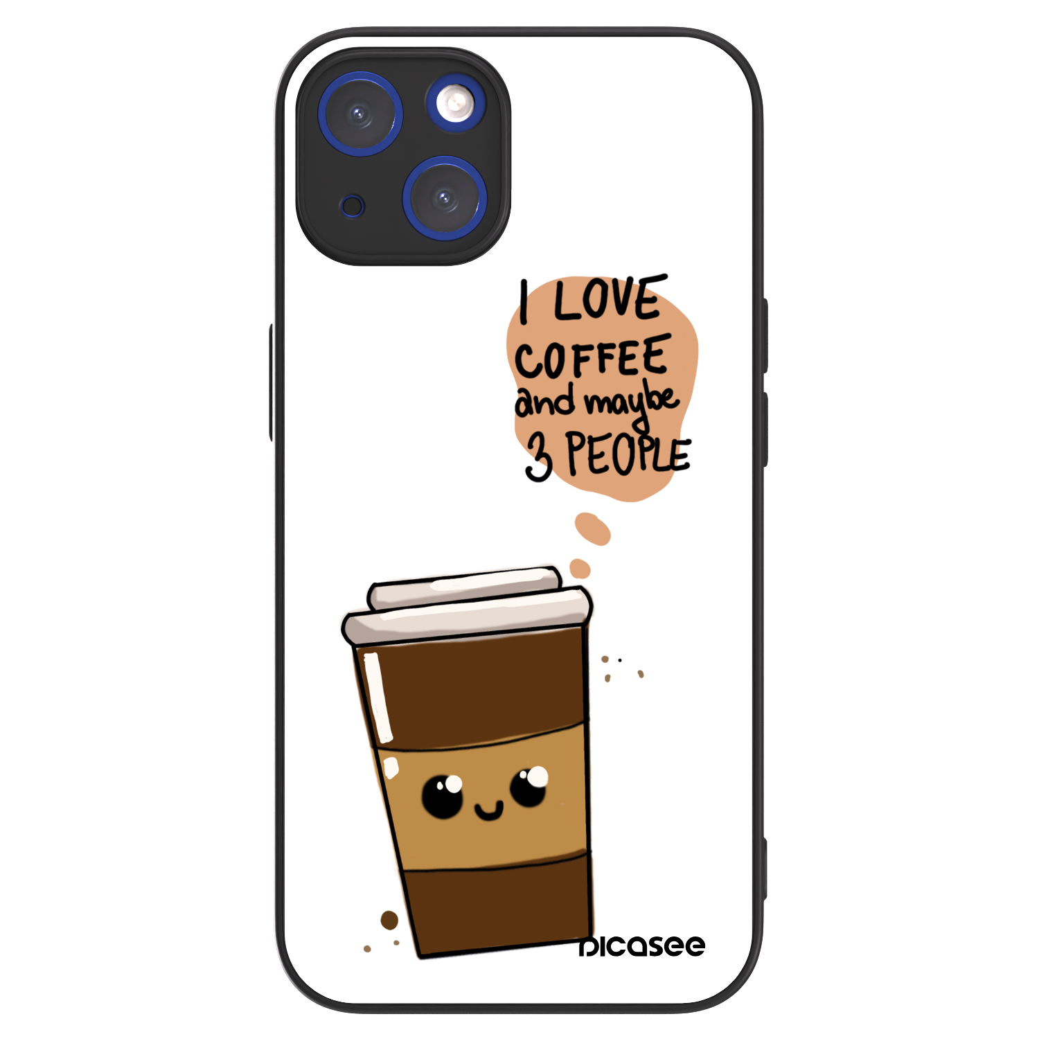 Picasee ULTIMATE CASE MagSafe pro Apple iPhone 14 - Cute coffee