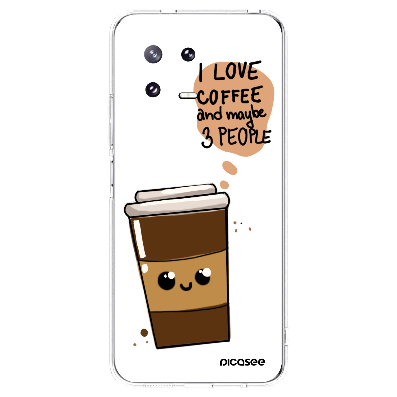 Picasee διαφανής θήκη σιλικόνης Xiaomi 13 Pro - Cute coffee