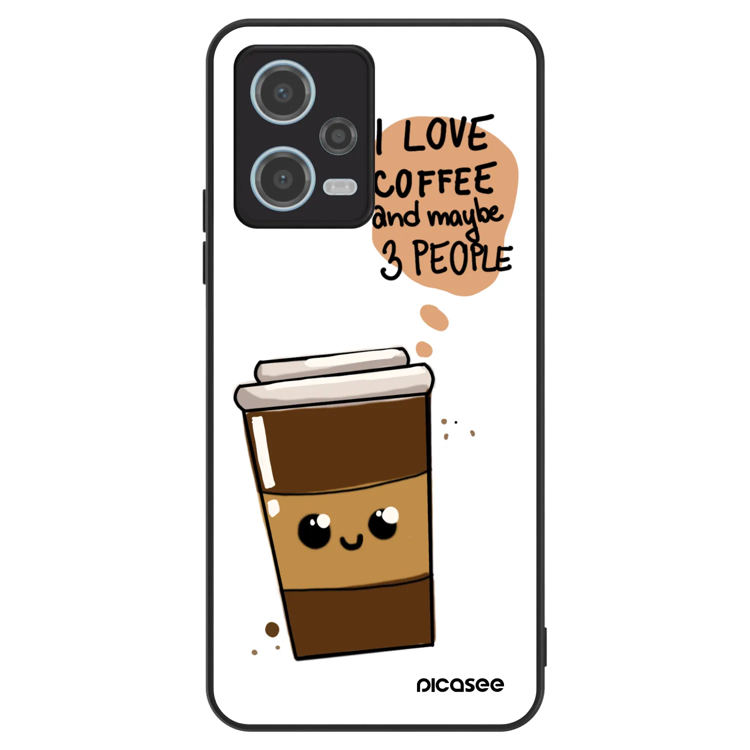 Picasee ULTIMATE CASE για Xiaomi Redmi Note 12 5G - Cute coffee