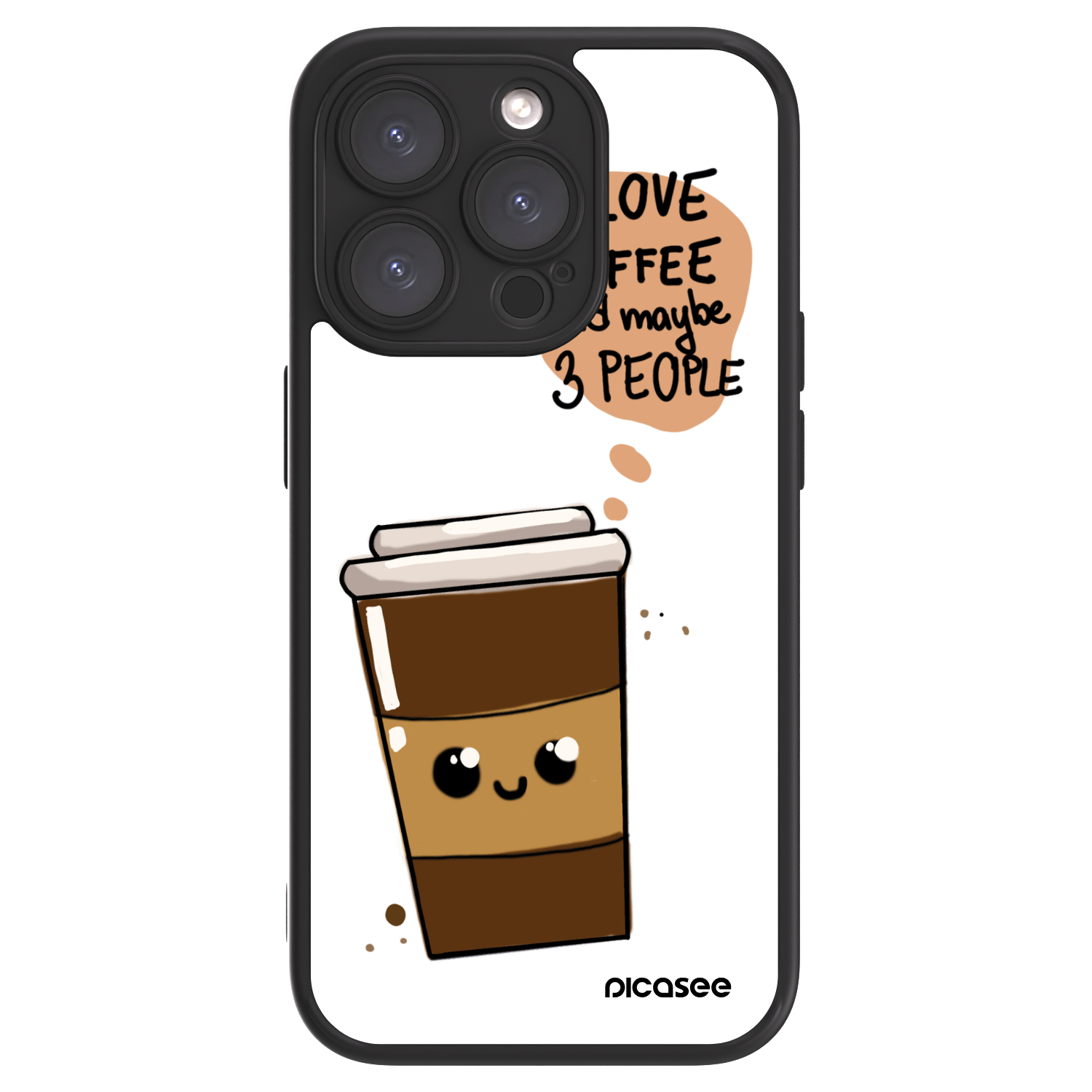 Picasee ULTIMATE CASE για Apple iPhone 15 Pro - Cute coffee