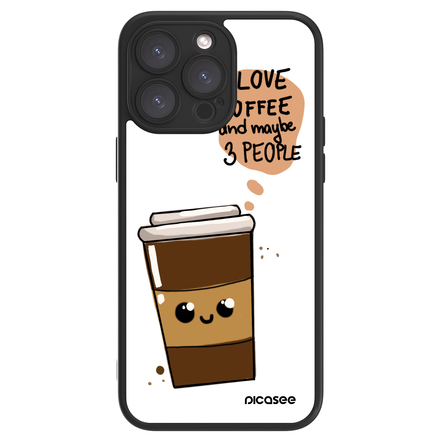 Picasee ULTIMATE CASE για Apple iPhone 15 Pro Max - Cute coffee