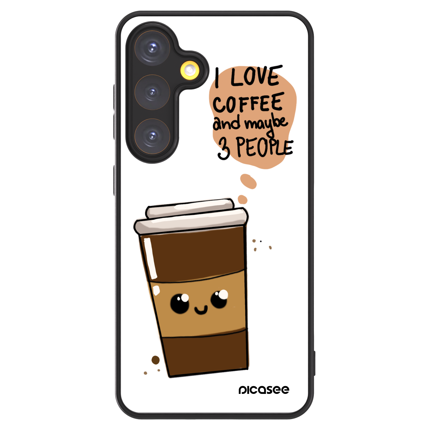 Picasee ULTIMATE CASE PowerShare για Samsung Galaxy S24 S921B 5G - Cute coffee