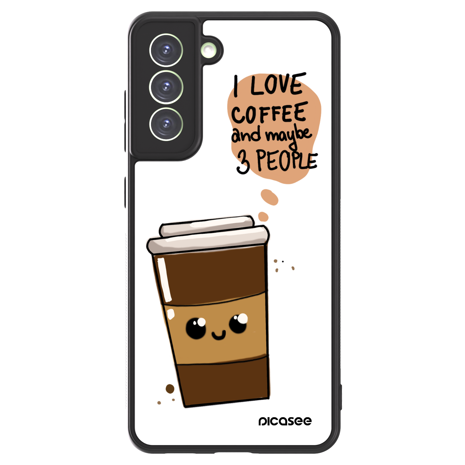 Picasee ULTIMATE CASE PowerShare για Samsung Galaxy S21 FE 5G - Cute coffee