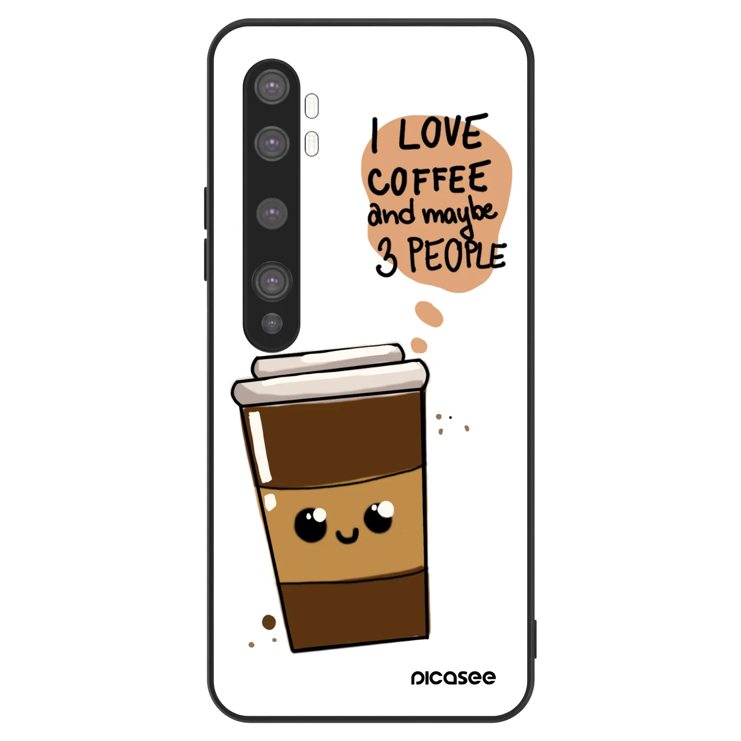 Picasee ULTIMATE CASE για Xiaomi Mi Note 10 (Pro) - Cute coffee