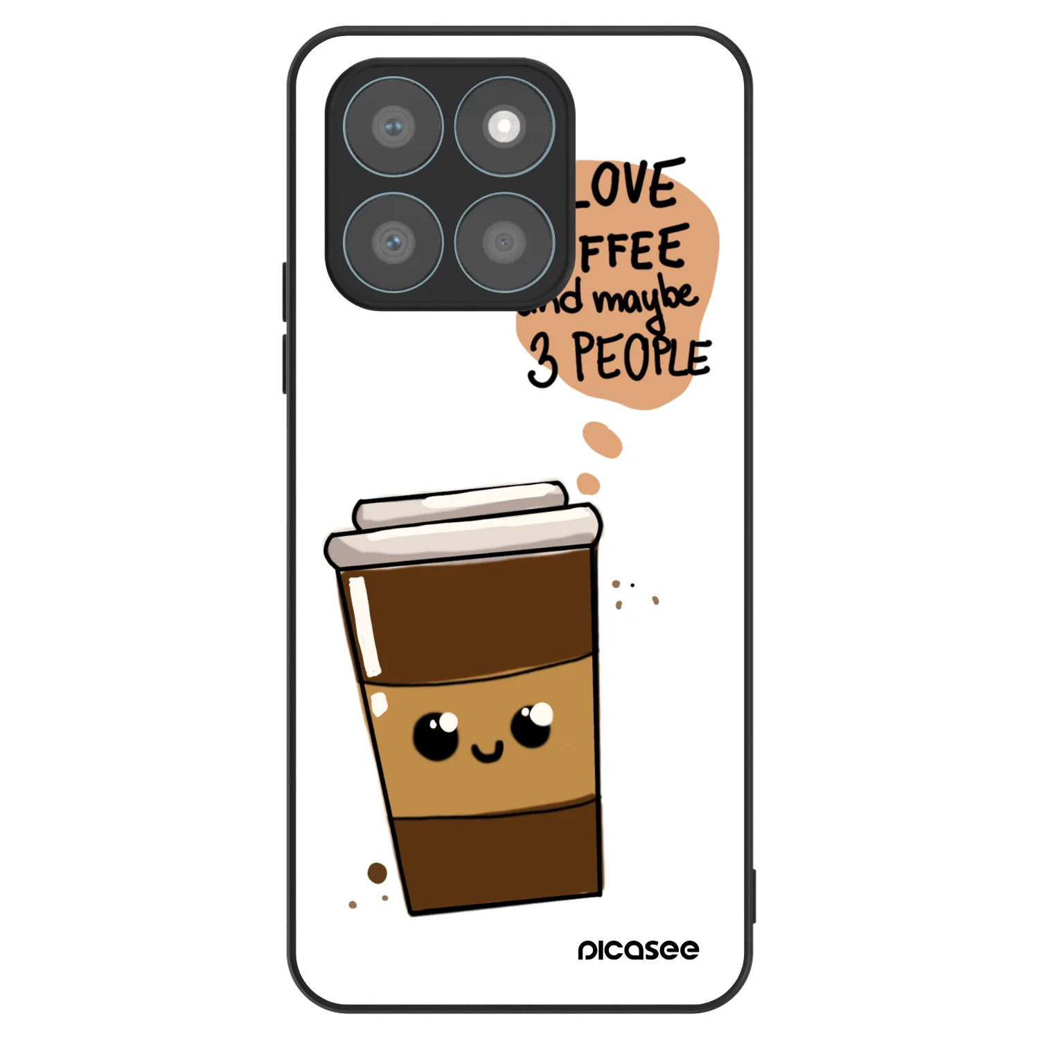 Picasee ULTIMATE CASE για Honor X8b - Cute coffee