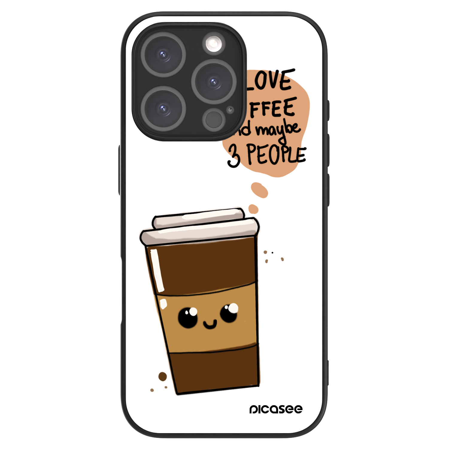 Picasee ULTIMATE CASE για Apple iPhone 16 Pro - Cute coffee
