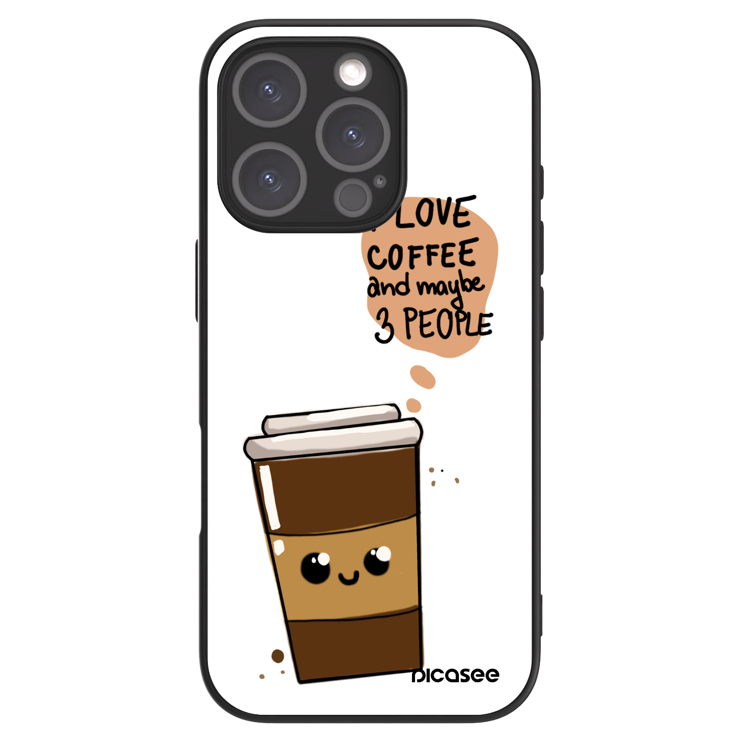 Picasee ULTIMATE CASE MagSafe pro Apple iPhone 16 Pro - Cute coffee