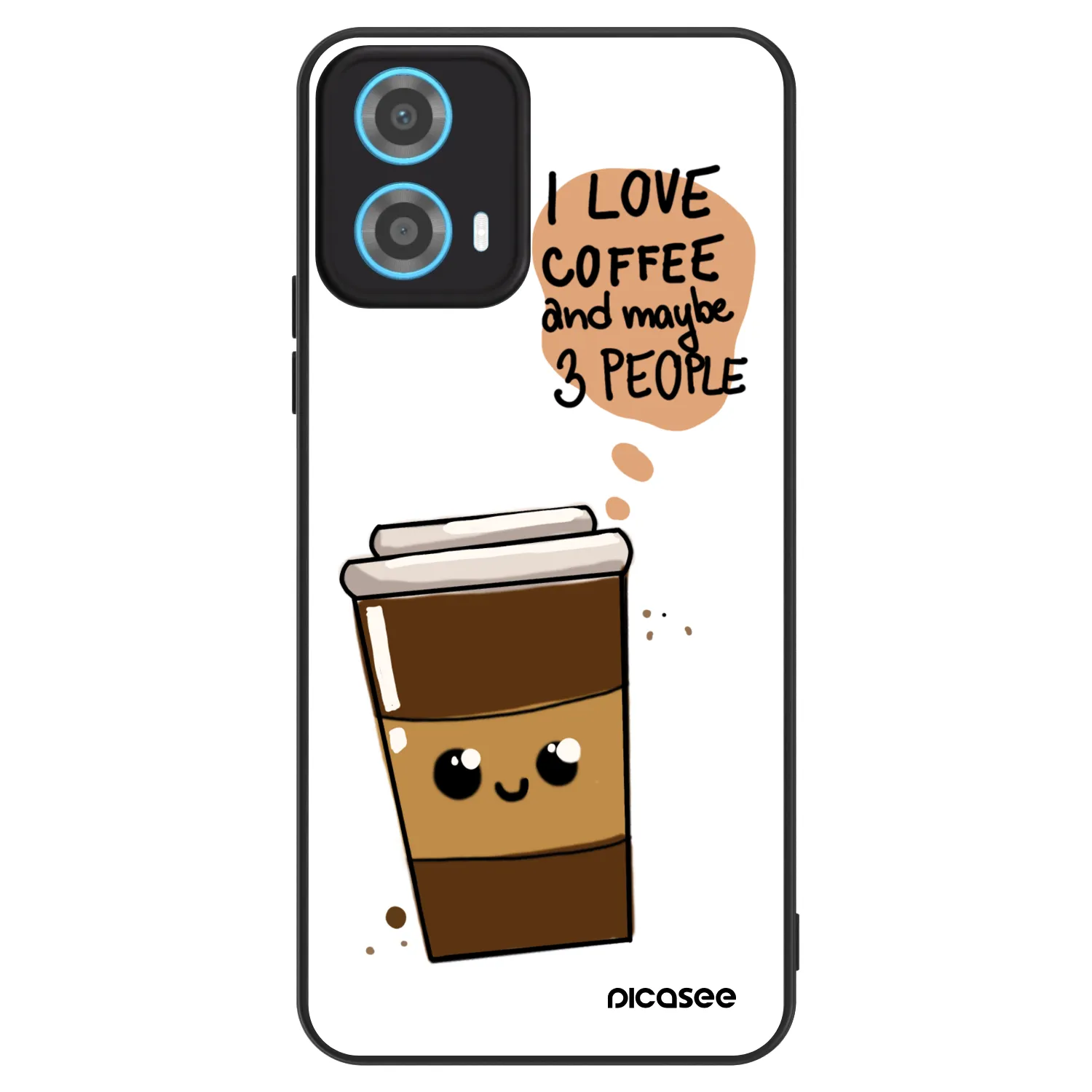 Picasee ULTIMATE CASE για Motorola Moto G34 5G - Cute coffee