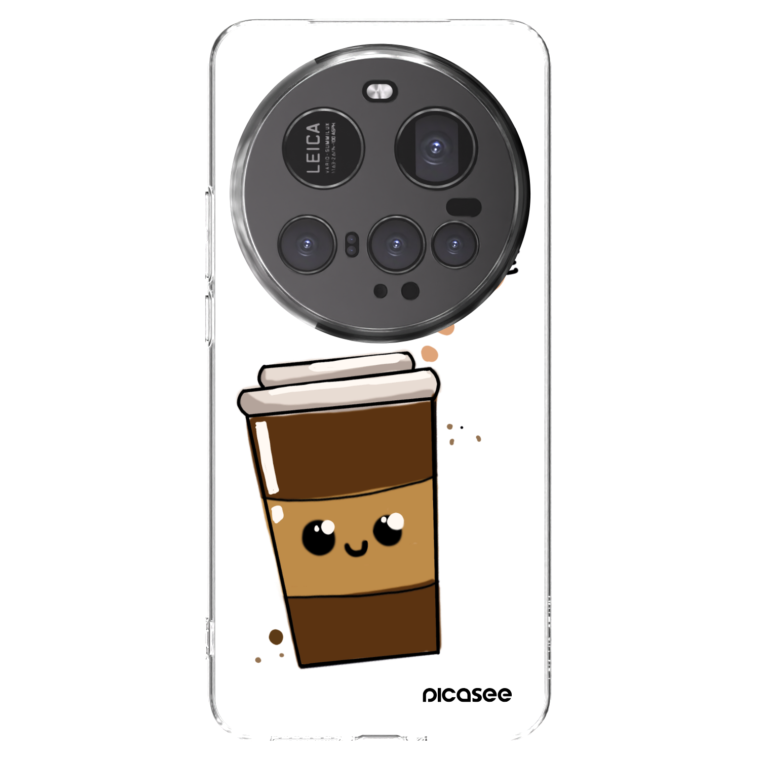 Picasee διαφανής θήκη σιλικόνης Xiaomi 15 Ultra - Cute coffee