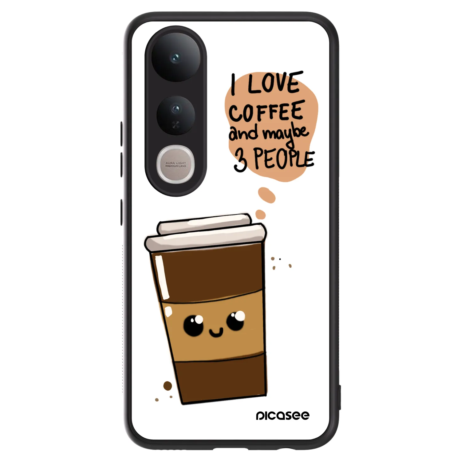 Picasee ULTIMATE CASE για Vivo V50 Lite 5G - Cute coffee