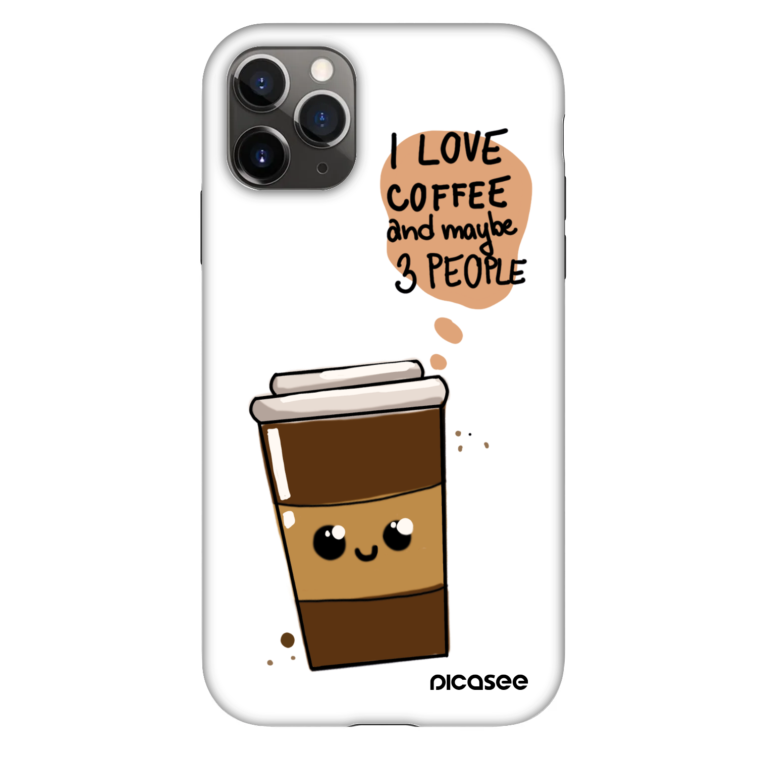Picasee Fashion Case για Apple iPhone 11 Pro - Cute coffee
