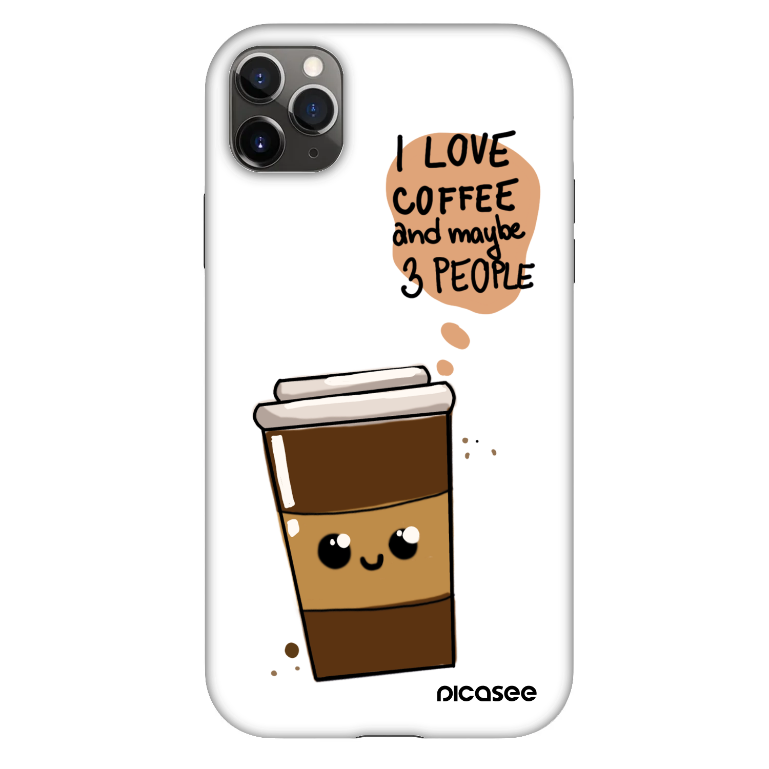 Picasee Fashion Case για Apple iPhone 11 Pro Max - Cute coffee