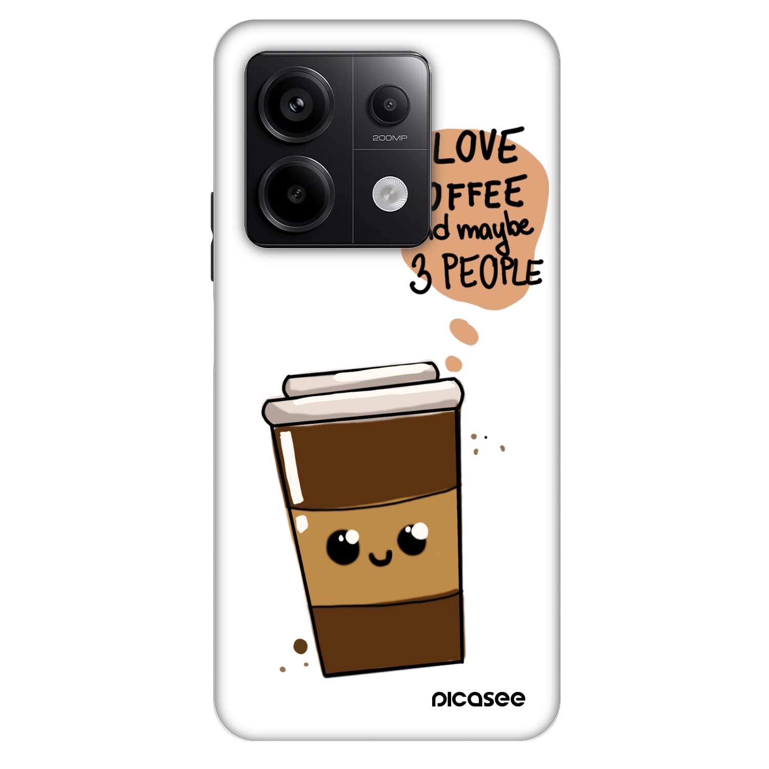 Picasee Fashion Case για Xiaomi Redmi Note 13 Pro 5G - Cute coffee