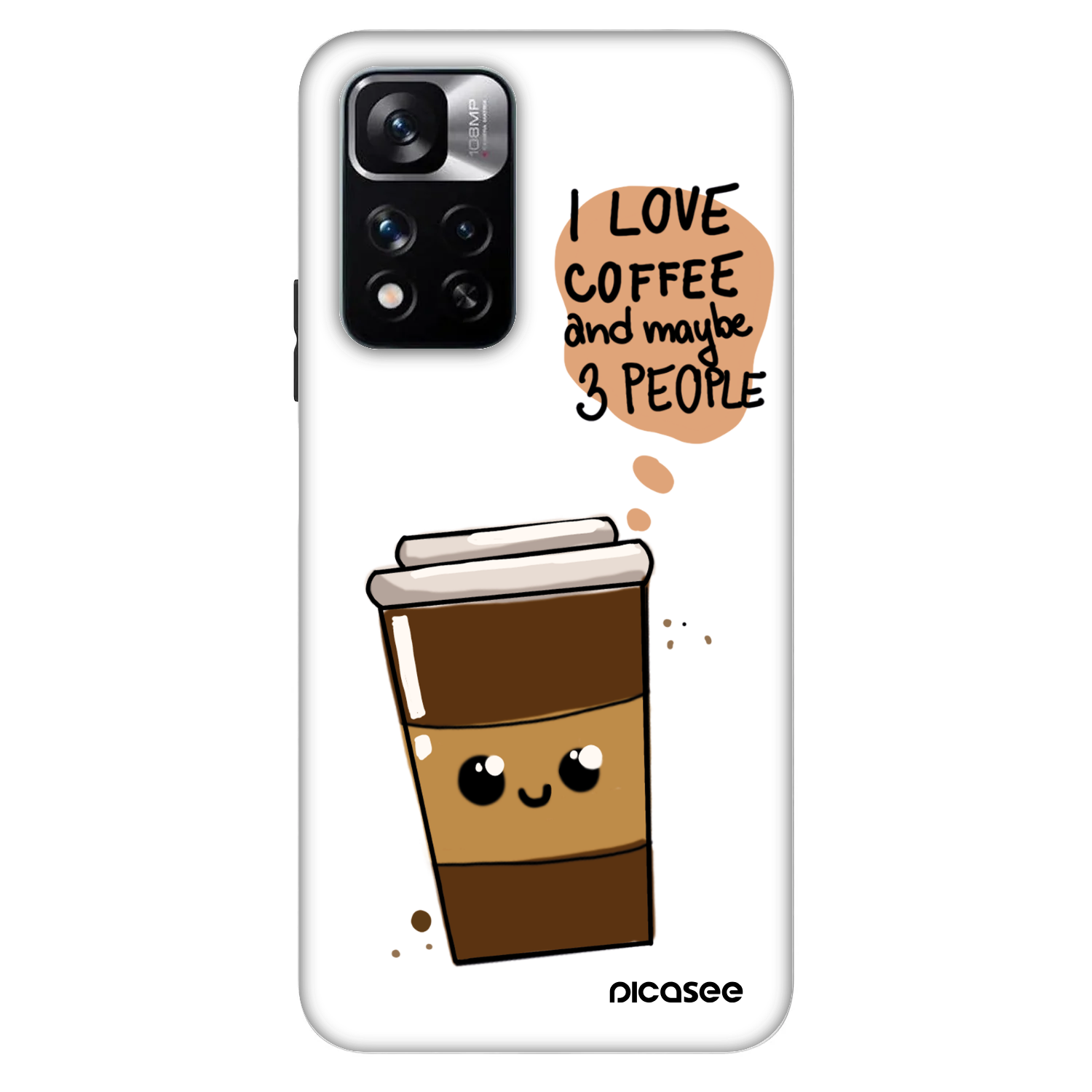 Picasee Fashion Case για Xiaomi Redmi Note 11 Pro - Cute coffee