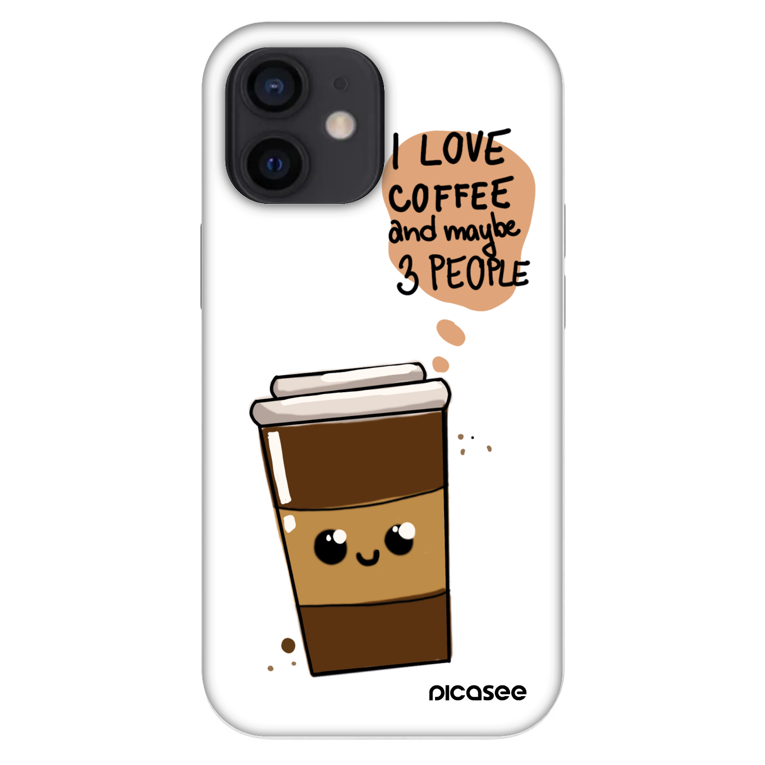 Picasee Fashion Case για Apple iPhone 12 mini - Cute coffee