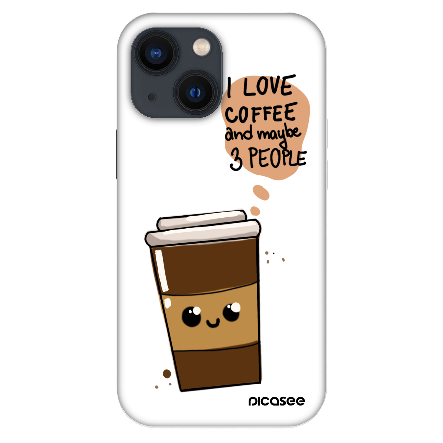 Picasee Fashion Case για Apple iPhone 13 mini - Cute coffee