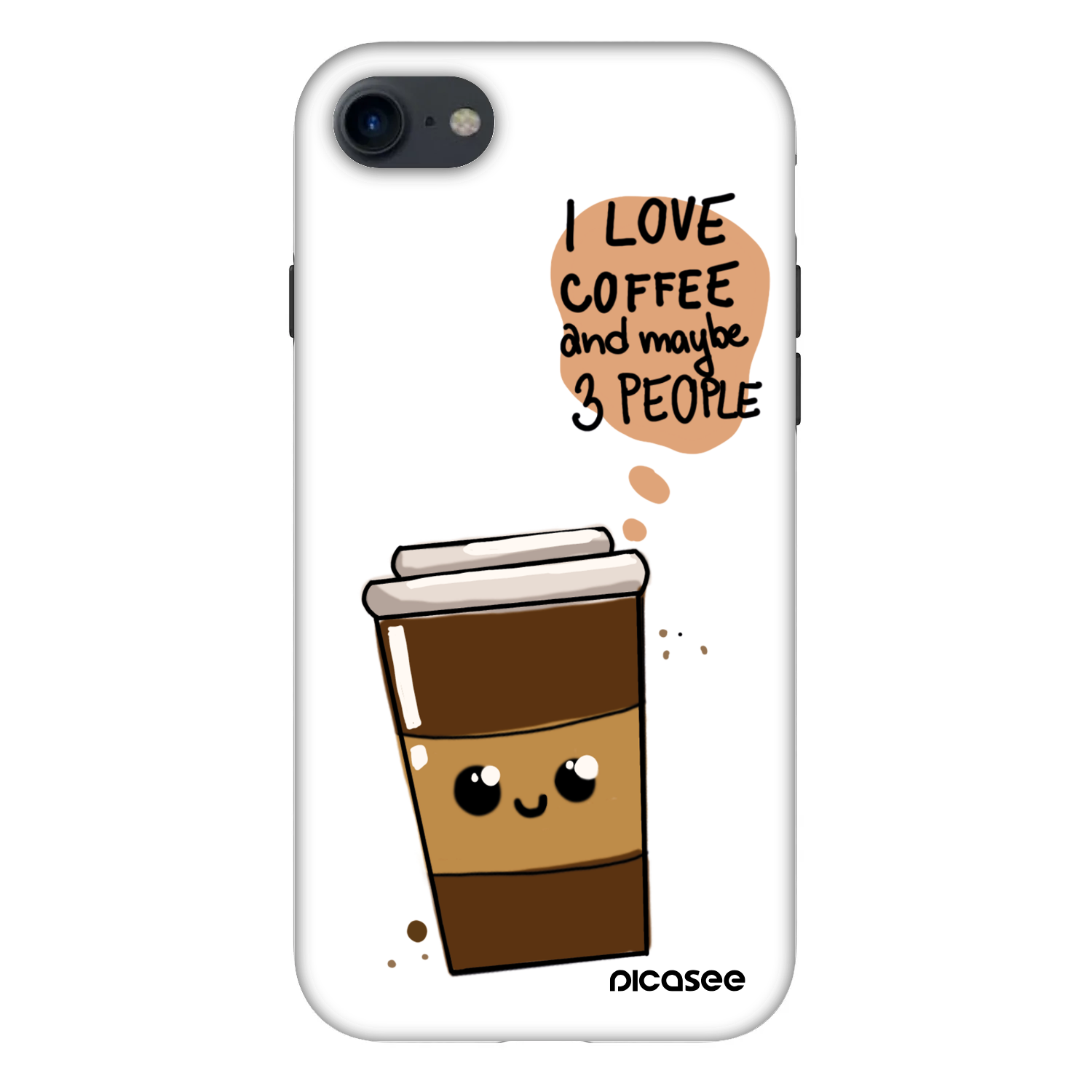 Picasee Fashion Case για Apple iPhone 7 - Cute coffee