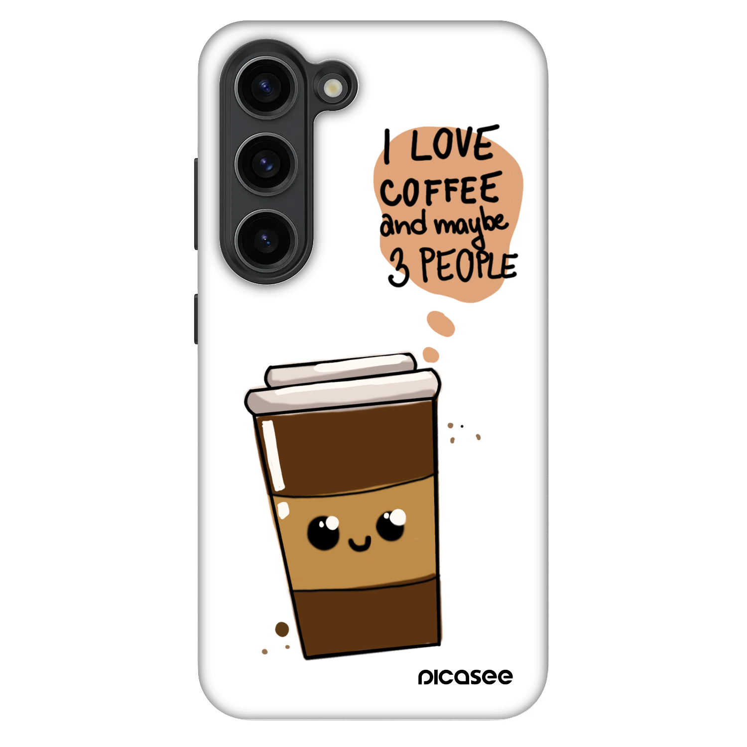 Picasee Fashion Case για Samsung Galaxy S23 5G - Cute coffee
